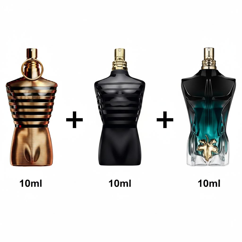 Pack Le Male Elixir + Le male Le Parfum + Le Beau Le Parfum